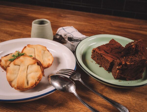 Schoko-Nuss Brownie